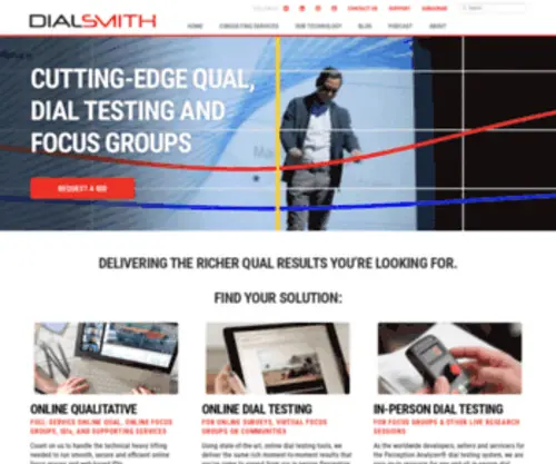 Perceptionanalyzer.com(Dialsmith) Screenshot
