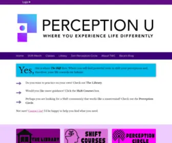 Perceptionu.com(Where You Experience Life Differently) Screenshot