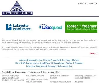 Perceptivebiotech.com(Perceptive Biotech) Screenshot