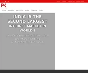 Perceptknorigin.com(Leading Digital Media Company in India with Online Mobile Advertising) Screenshot