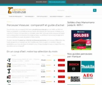 Perceuse-Visseuse.info(TOP 10 guide d'achat et comparatif) Screenshot