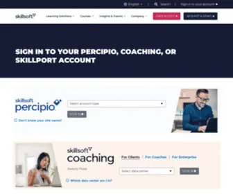 Percipio.com(Immersive Learning Platform) Screenshot