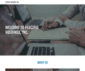 Percipioholdings.com(Percipio Holdings) Screenshot