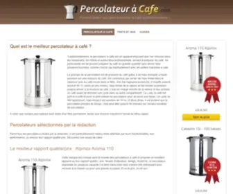 Percolateuracafe.com(Percolateur à café) Screenshot