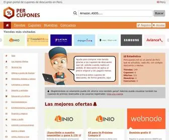 Percupones.net Screenshot