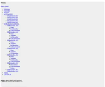 Percussioganxona.cat(Percussió Ganxona) Screenshot