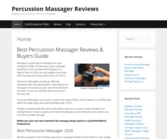 Percussionmassagerreviews.com(Best Percussion Massager Reviews) Screenshot