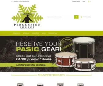Percussionsource.com(Percussion Source) Screenshot