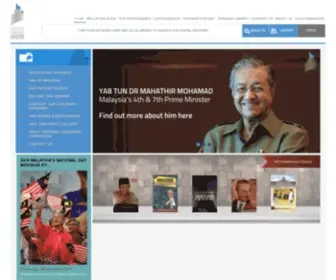 Perdana.org.my(One stop resource centre on Malaysia) Screenshot