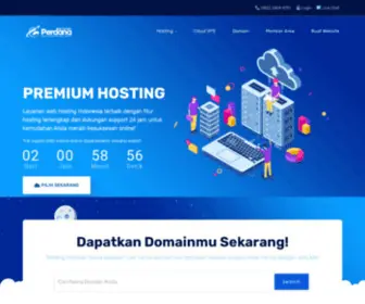 Perdananetwork.com(Web hosting terbaik di Indonesia dengan fitur keamanan & kecepatan untuk website yang optimal) Screenshot