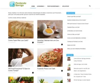 Perdendobarriga.com.br(Como Perder Barriga com Exercícios e Dieta) Screenshot
