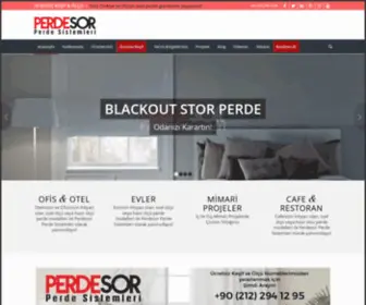 Perdesor.com(Perde Sistemleri Mağazası) Screenshot