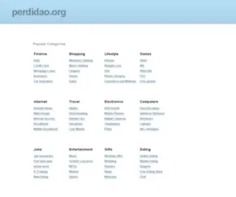 Perdidao.org(Videos, Fotos, Mulheres, Games, Jogos, Celebridades, Downloads, Concursos) Screenshot