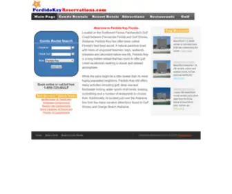Perdidokeyreservations.com(Perdido Key Florida) Screenshot