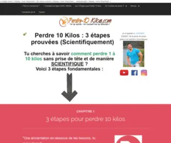 Perdre-10Kilos.com(Perdre 10 kilos) Screenshot