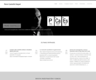 Perecastells.com(Pere Castells) Screenshot