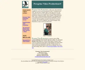 Peregrinevideo.com(Peregrine Video Productions) Screenshot