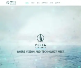 PeregVentures.com(Pereg Ventures) Screenshot