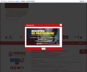 Pereira.gov.co(Alcaldía) Screenshot