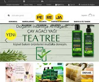 PerejaStore.com(Kolonya, Sabun, Parfüm ve Koku Çeşitleri) Screenshot