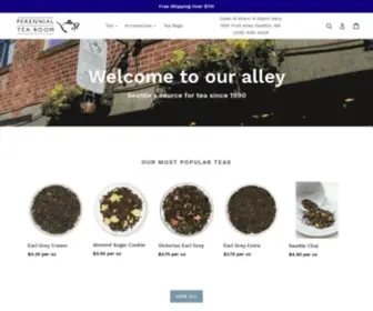 Perennialtearoom.com(Perennial Tea Room) Screenshot