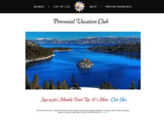 Perennialvacationclub.com(Perennial Vacation Club) Screenshot