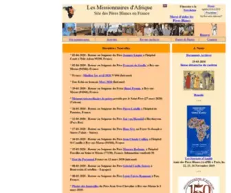 Peresblancs.org(Les) Screenshot