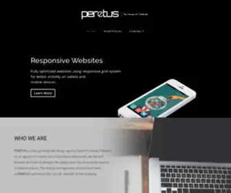 Peretus.com(Responsive Business Websites) Screenshot