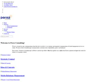 Perezconsulting.in(Perez) Screenshot