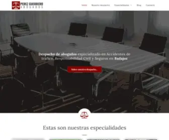 Perezguerreroabogados.com(Abogado) Screenshot