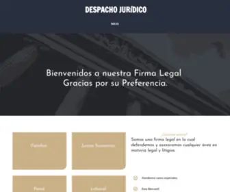 Perezmunozyasociados.com(Jurídico) Screenshot