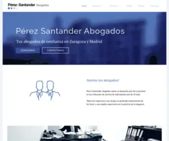 Perezsantanderabogados.com(Pérez Santander Abogados) Screenshot