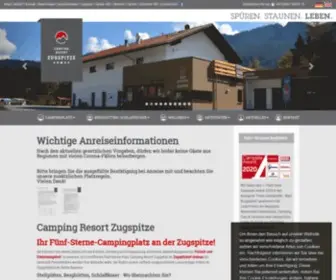 Perfect-Camping.de(5 Sterne Camping Resort Zugspitze) Screenshot