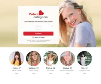 Perfect-Dating.com(A Popular Global Online Dating Site for Eligible Singles Worldwide) Screenshot