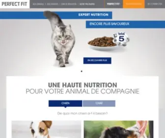 Perfect-Fit.fr(Haute Nutrition pour Chiens et Chats) Screenshot