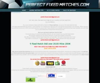 Perfect-Fixed-Matches.com(Perfect fixed matches) Screenshot