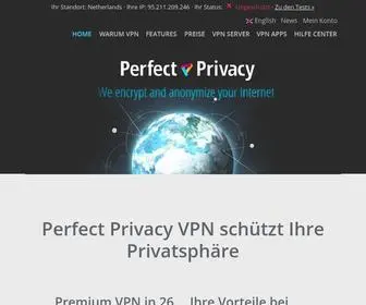 Perfect-Privacy.com(Perfect Privacy VPN) Screenshot