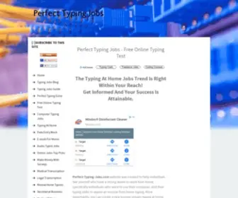 Perfect-Typing-Jobs.com(Perfect Typing Jobs) Screenshot