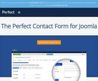 Perfect-Web.co(Home to the Perfect Contact Form for Joomla) Screenshot