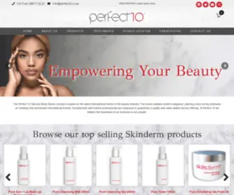 Perfect10.co.za(The Perfect 10 Nail & Body Studio concept) Screenshot