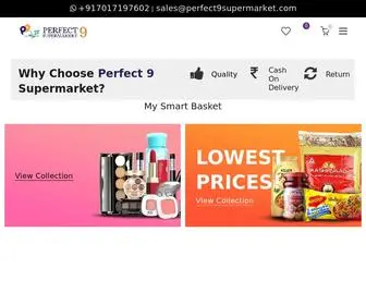 Perfect9Supermarket.com(Perfect 9 Supermarket) Screenshot