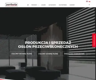 Perfecta.pl(Producent osłon okiennych na wymiar) Screenshot