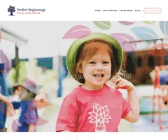 Perfectbeginningschildcare.com.au(Perfect Beginnings Childcare) Screenshot