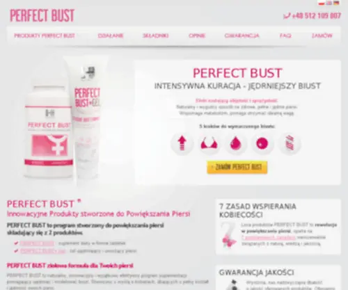Perfectbust.pl(PERFECT BUST czyli Idealne piersi) Screenshot