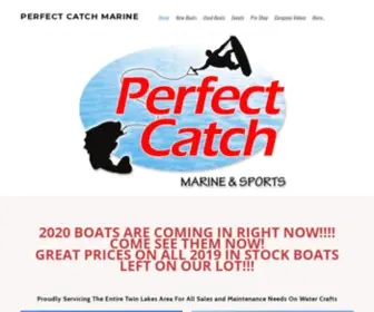 Perfectcatchmarine.com(Perfect Catch Marina & Sports) Screenshot