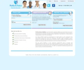 Perfectchoicestaffing.com(Perfect Choice Staffing) Screenshot