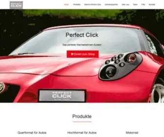 Perfectclick.ch(Perfect-Click Das perfekte Wechselrahmen-System) Screenshot