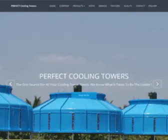 Perfectcoolingtowers.com(PERFECT Cooling Towers) Screenshot