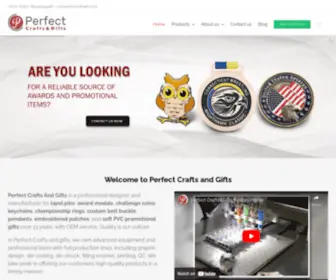 Perfectcraftsgifts.com(Professional manufacturer for custom lapel pins) Screenshot