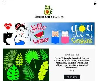 Perfectcutsvgfiles.com(Perfect Cut SVG files) Screenshot